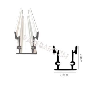 پروفیل لاینر دفنی 21mmو ارتفاع 26mm