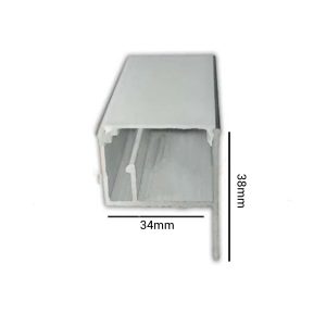 پروفیل لاینر سقف کشسان با عرض 34mm