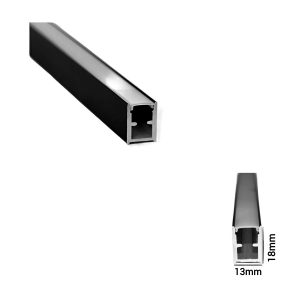 پروفیل لاینر روکار 13mm و ارتفاع 18mm