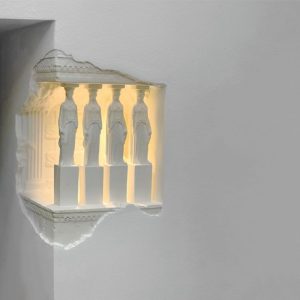 نورپردازی زیبا با دکوراتیو دیواری گچی
