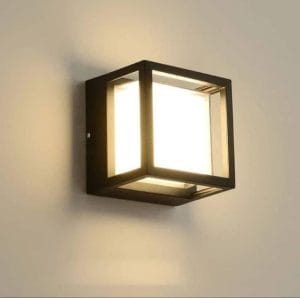 چراغ گلس مربع حفاظ دار
